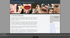 Desktop Screenshot of maquillaje.org.es